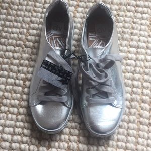 Women’s size 11 Silver Sneakers Dolce Vita